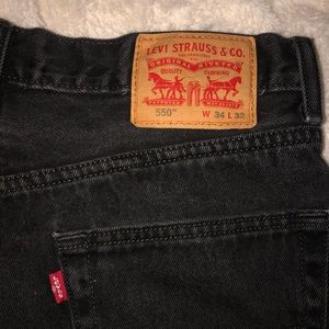 Distressed Levi jeans